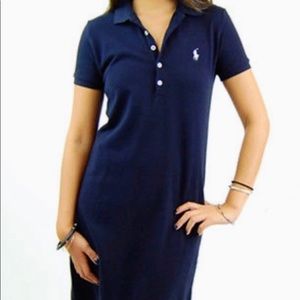 Navy Blue Women’s Polo Dress